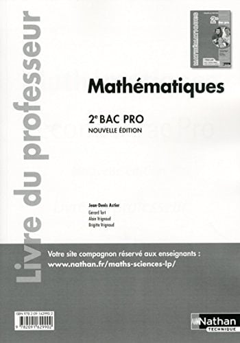Mathématiques seconde Bac Pro Livre du professeur