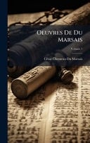 Oeuvres de du Marsais