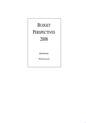 Budget Perspectives 2008