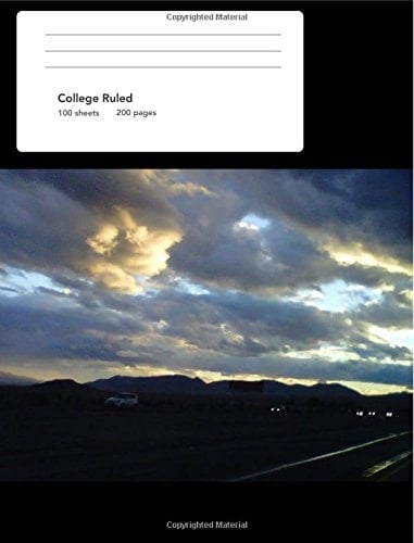 Cloud Composition Notebook 200 Page College Rule