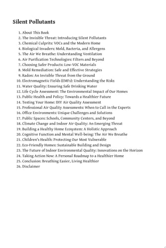 Silent Pollutants