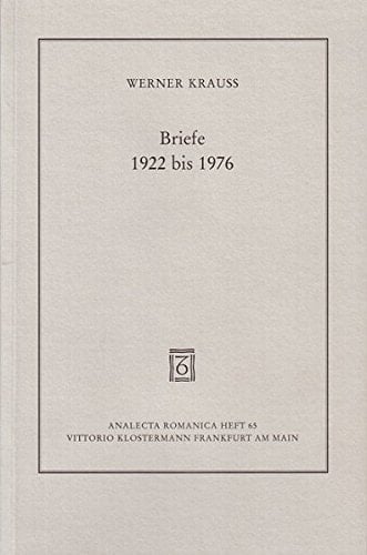 Briefe 1922 bis 1976