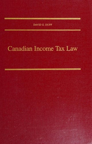 Canadian Income Tax Law
