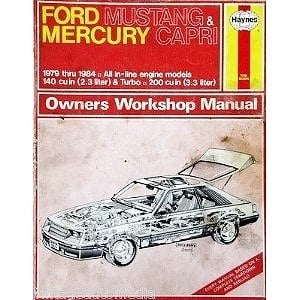 Ford Mustang III (V6 and V8) '79-'80