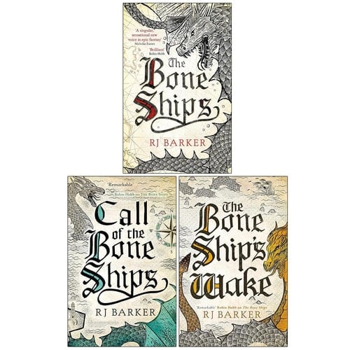 The Tide Child Trilogy Collection 3 Books Set By RJ Barker (The Bone Ships, Call of the Bone Ships & The Bone Ship's Wake)