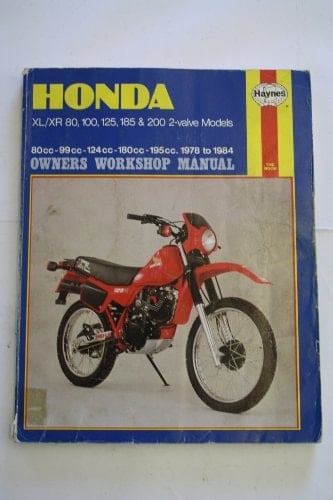 Honda XL/XR 80-200 Owners Workshop Manual