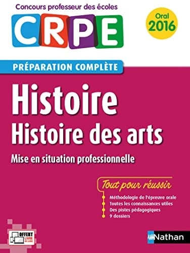 Histoire, histoire des arts oral 2016