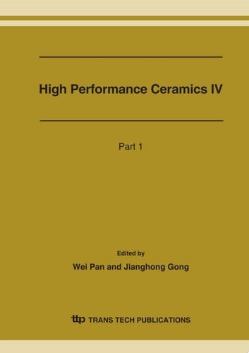High-Performance Ceramics IV