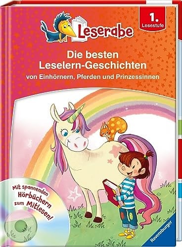 Die besten Leselern-Geschichten von Einhörnern, Pferden und Prinzessinnen