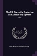 Sbas II Statewide Budgeting and Accounting System: 1979