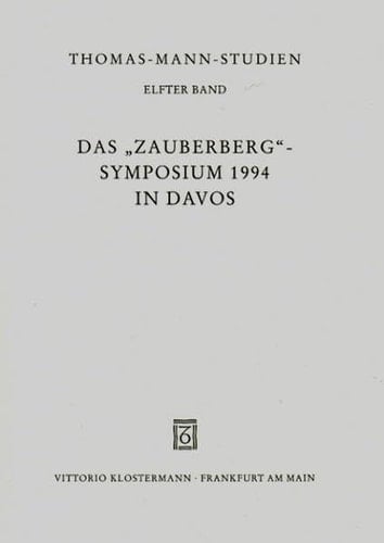 Das "Zauberberg"-Symposium 1994 in Davos