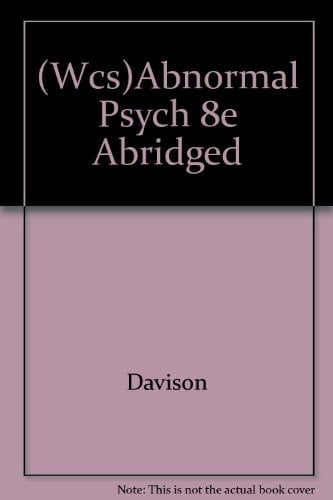 Abnormal Psychology