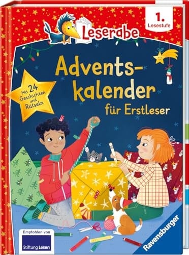 Adventskalender für Erstleser - lesen lernen mit dem Leserabe - Erstlesebuch - Kinderbuch ab 6 Jahren - Lesen lernen 1. Klasse Jungen und Mädchen (Leserabe 1. Klasse)