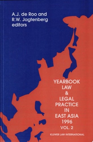 Yearbook Law and Legal Practice in East Asia, 1996
