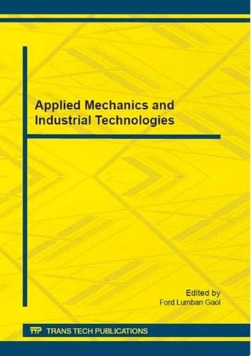 Applied Mechanics and Industrial Technologies