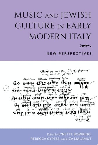 Music and Jewish Culture in Early Modern Italy
