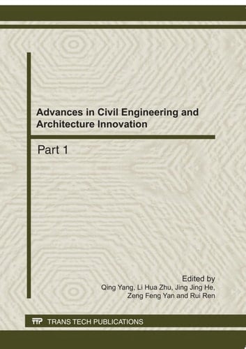 Advances in Civil Engineering and Architecture Innovation