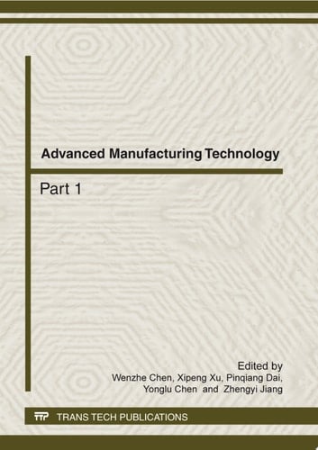 Advanced Manufacturing Technology, ICMSE 2012
