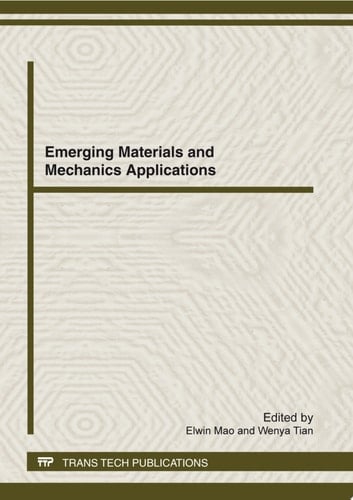 Emerging Materials and Mechanics Applications