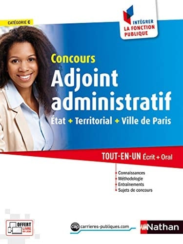 Concours adjoint administratif État + territorial + Ville de Paris