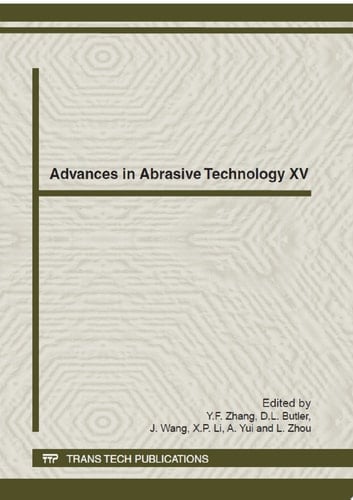 Advances in Abrasive Technology XV