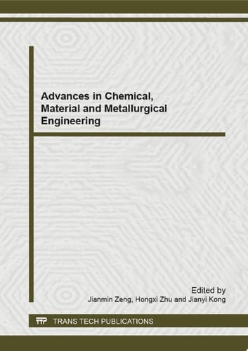 Advances in Chemical, Material and Metallurgical Engineering