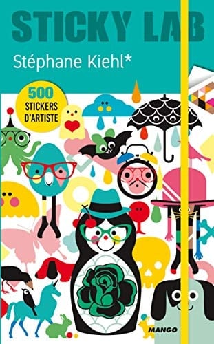 Sticky lab de Stéphane Kiehl 500 stickers d'artiste