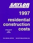 Residential Construction Costs, 1997