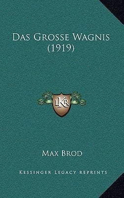 Das Grosse Wagnis (1919) (German Edition)
