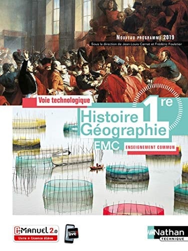 Histoire Géographie EMC 1re Voie technologique Enseignement commun