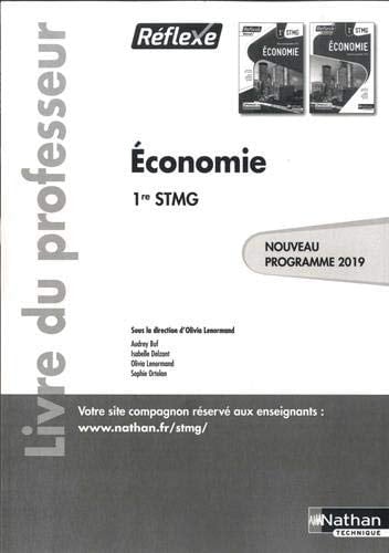 Economie 1re STMG Reflexe Livre du professeur