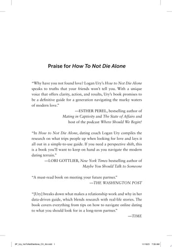 How to Not Die Alone The Surprising Science That Will Help You Find Love