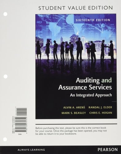 Auditing and Assurance Services, Student Value Edition
