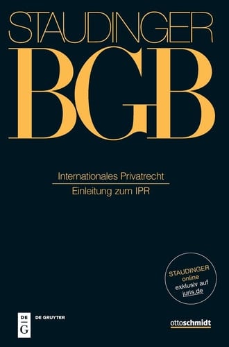 Einführungsgesetz zum Bürgerlichen Gesetzbuch/IPR - Internationales Privatrecht (Einleitung zum IPR)