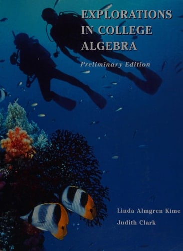 Exporations in College Algebra Discovering Algebra from Data Based Applications