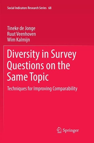 Diversity in Survey Questions on the Same Topic Techniques for Improving Comparability
