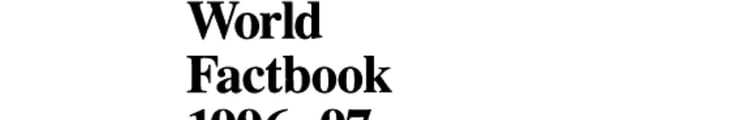 The World Factbook, 1996-97