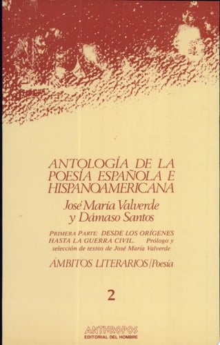 Antología de la poesía española e hispanoamericana