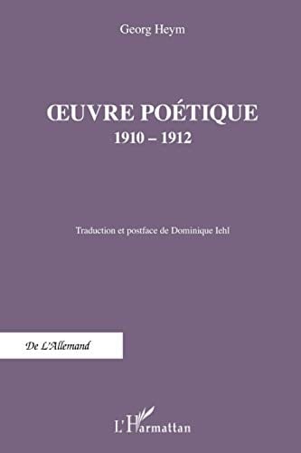 Oeuvre poétique 1910-1912