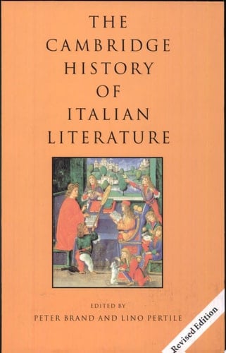 The Cambridge History of Italian Literature