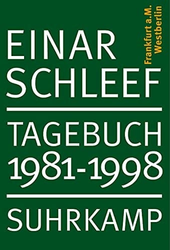 Tagebuch: Tagebuch 1981-1998, Frankfurt am Main, Westberlin