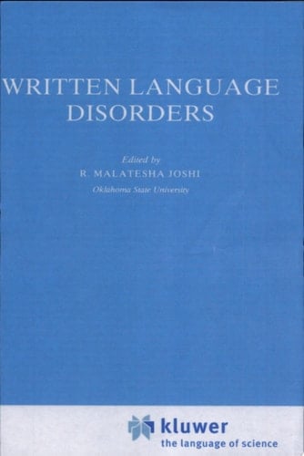 Written Language Disorders
