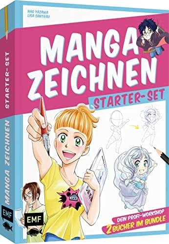 Manga zeichnen - Starter-Set Dein Profi-Workshop mit zwei Büchern im Bundle
