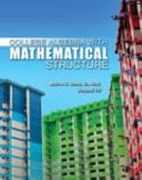 College Algebra with Mathematical Structures
