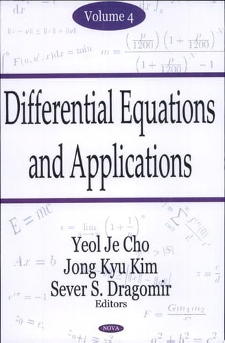 Differential Equations and Applications, Volume 4