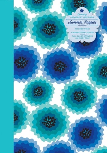 Summer Poppies Journal Featuring Artwork by Jane Dixon - 128 Lined Pages