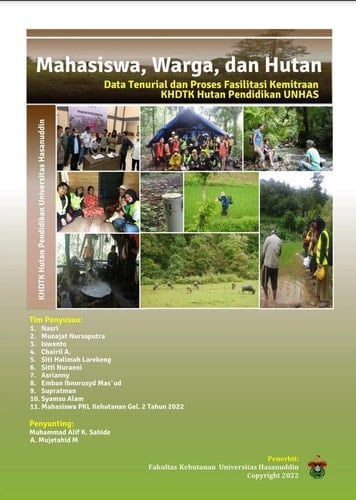 Mahasiswa, Warga, dan Hutan: Data Tenurial dan Proses Fasilitasi Kemitraan KHDTK Hutan Pendidikan UNHAS