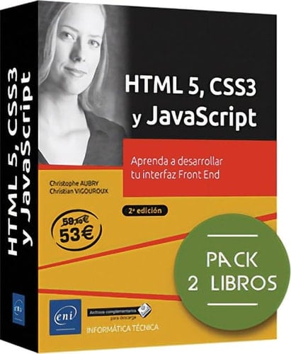 HTML5 CSS3 Y JAVASCRIPT PACK 2 LIBROS APRENDE A DESARROLLAR