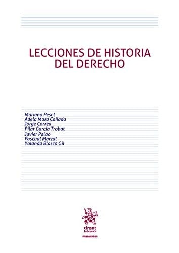 Lecciones de historia del derecho