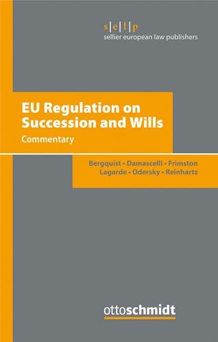 EU Regulation on Succession and Wills Commentary